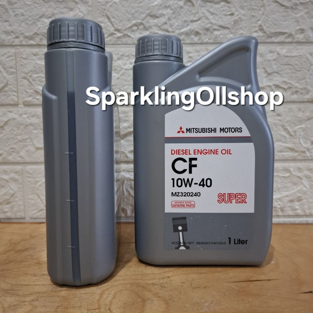 MITSUBISHI Oli Mesin Mobil 10W-40 Diesel API CF MMGO Oil 10W 40 - ORIGINAL 10W40