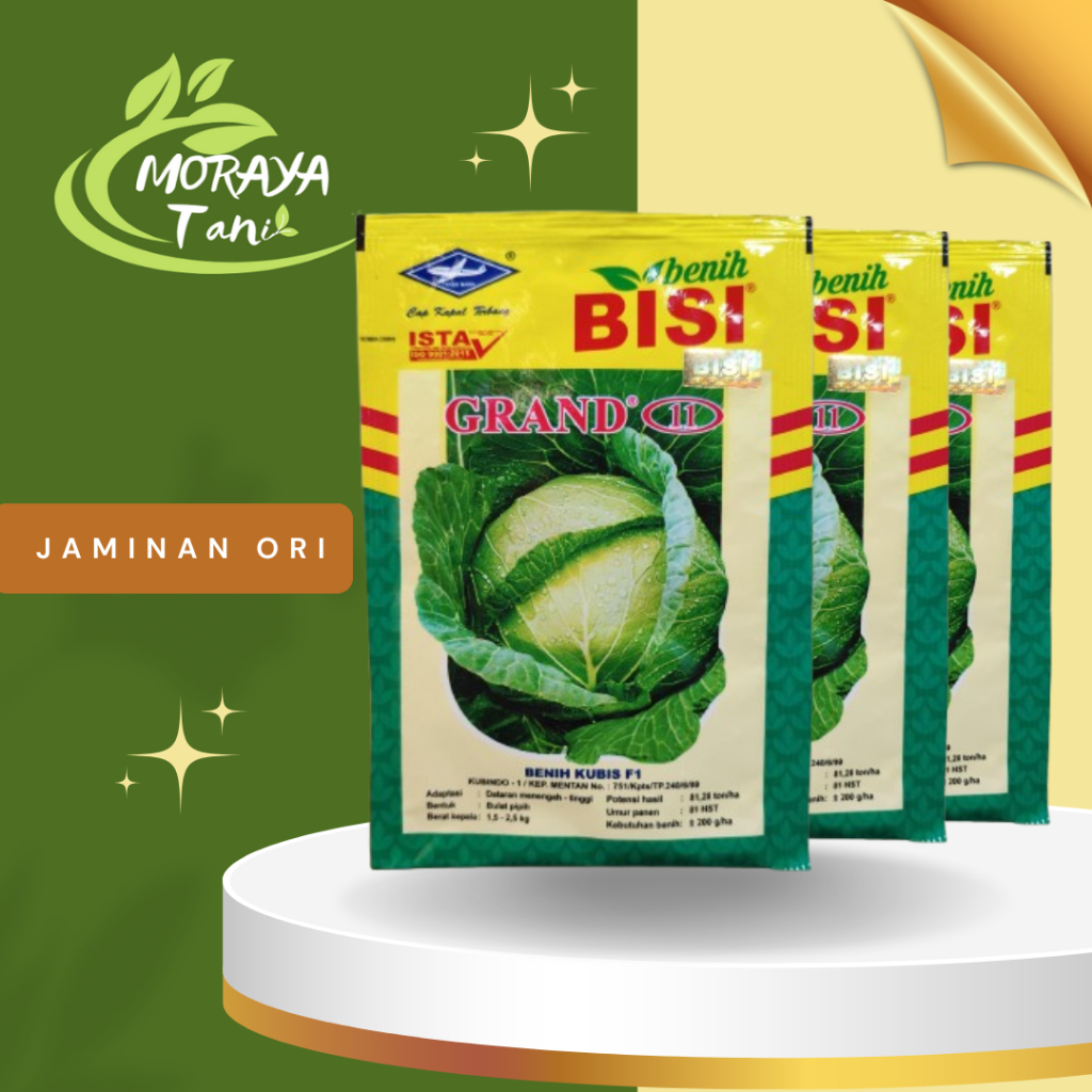 Benih Biji Kubis Kol Grand 11 Cap Kapal Terbang 15 gram