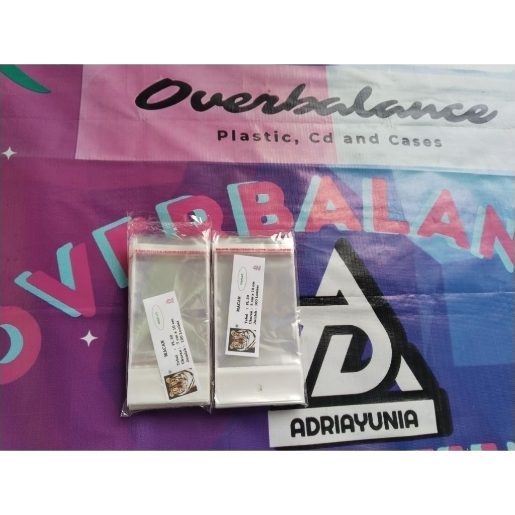 Plastik Opp 7x10 8x10 Aksesoris-Souvenir - Plastik Opp 7 x 10  -  8 x 10 Perlis - Opp Sticker