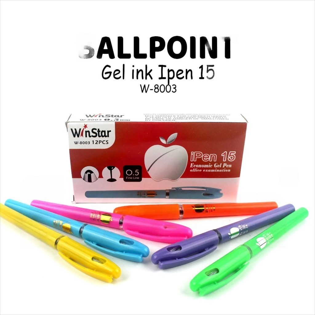 

Gel Pen W-8003 iPen15 STARK Per Lusin ( ISI 12 PCS )