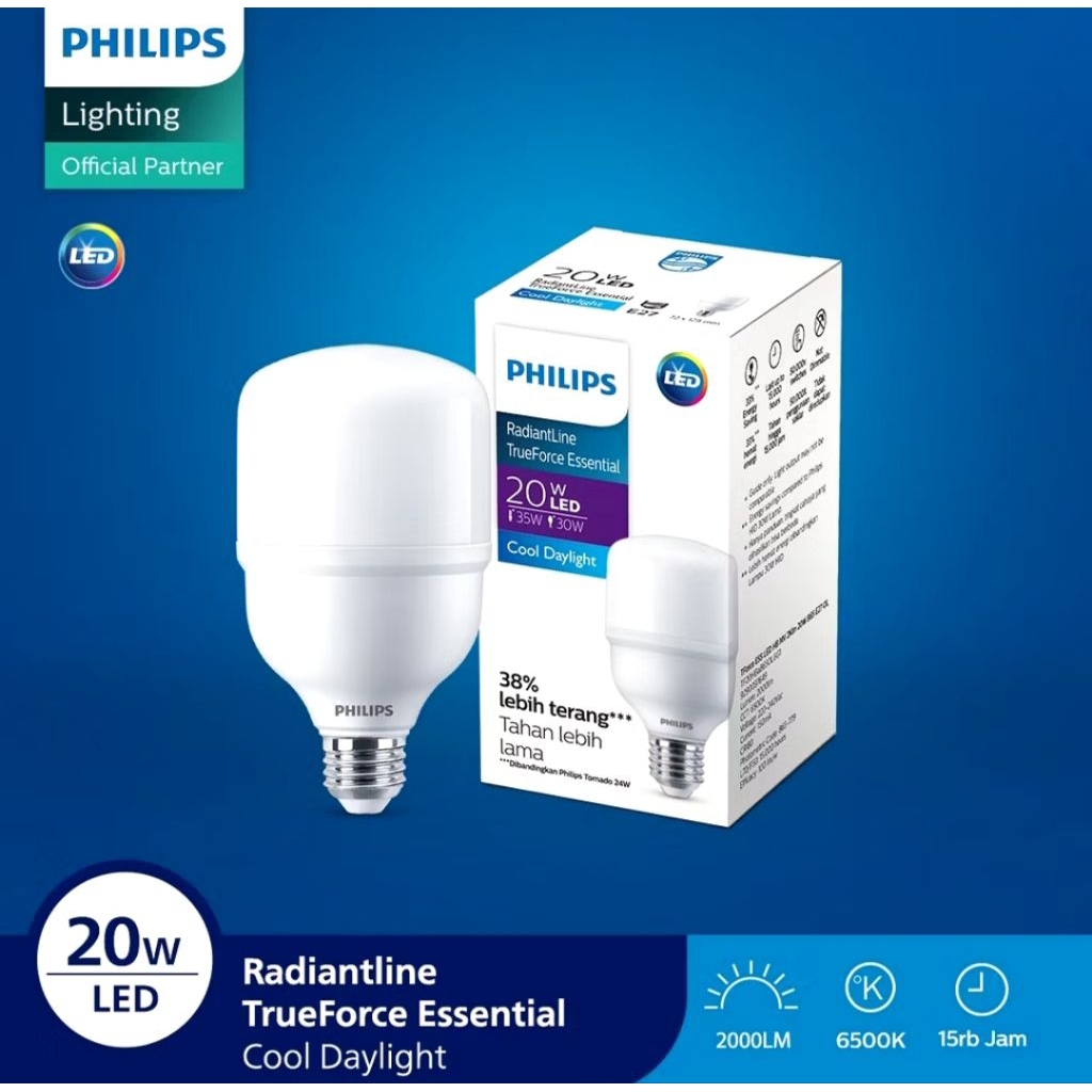 PHILIPS lampu LED 20watt