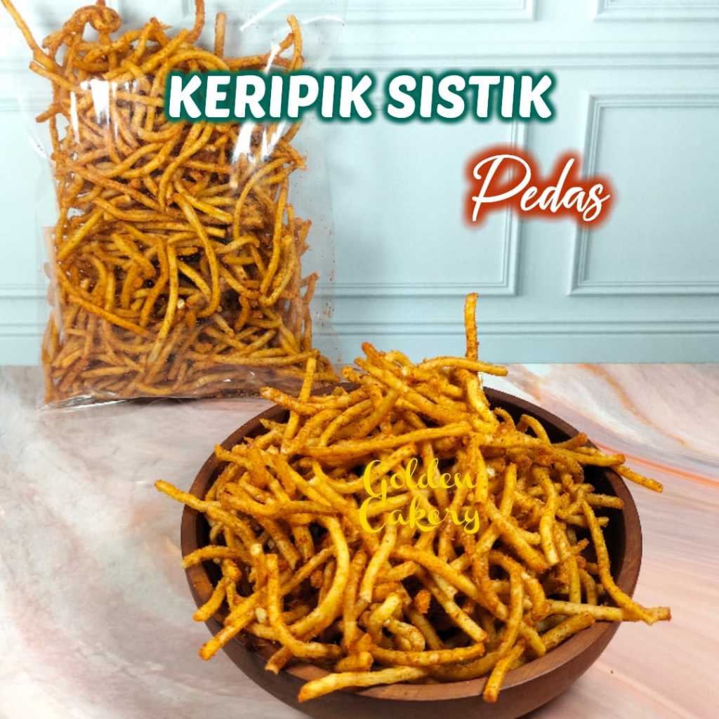 

Golden Cakery | Sistik Pedas/Stick Pedas Nadya / Mie Stik / Cemilan Sistik Mie Pedas