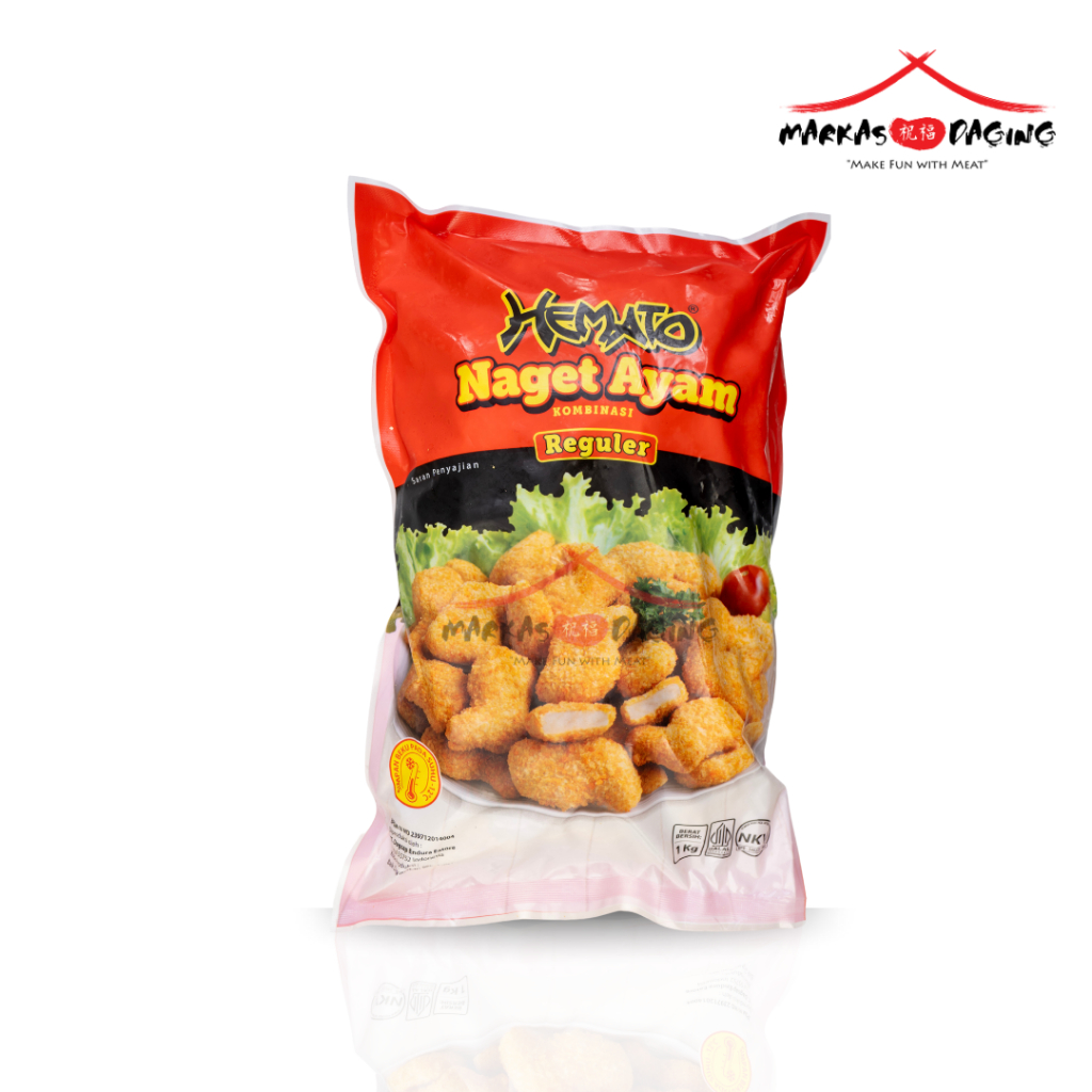 

Hemato Chicken Nugget 1kg / naget ayam - Markasdaging