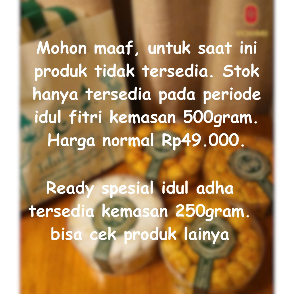 

Kue kastengel keju kemasan 500ML
