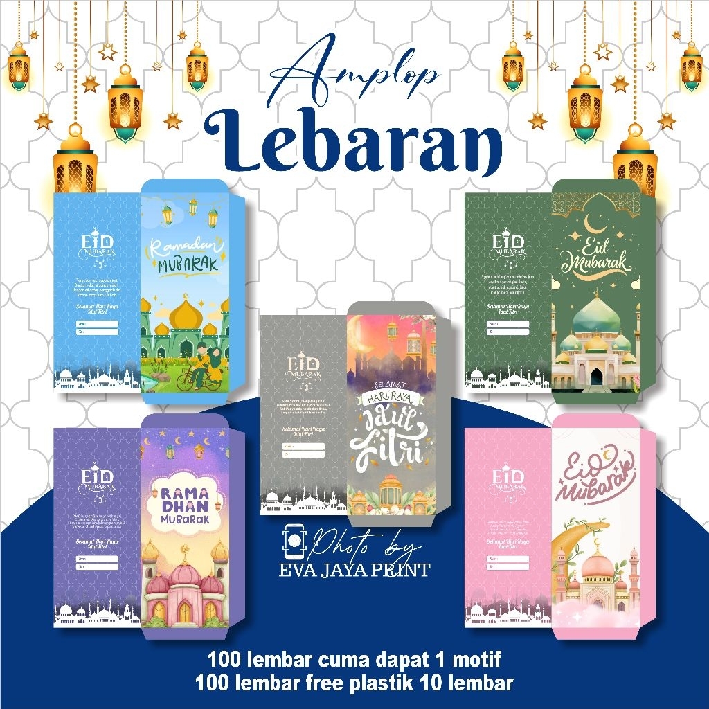 

100 LEMBAR AMPLOP LEBARAN PANJANG GLOSSY