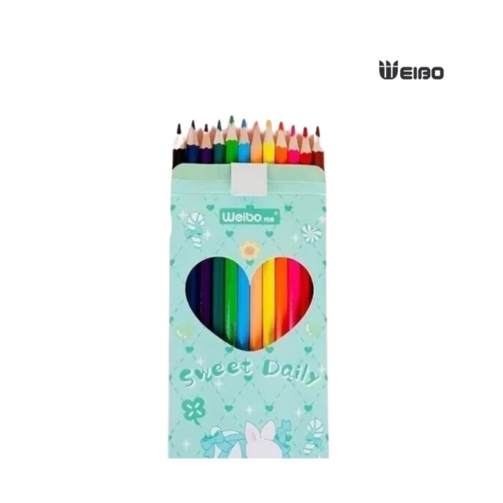 

WEIBO - Pensil Warna 12 Pcs Sweet Daily