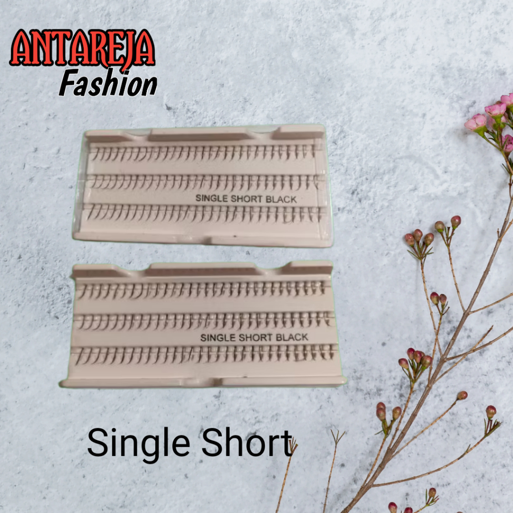 Bulu Mata Tanam Single Black / Bulu Mata Eyelash Extension Satuan Lembut