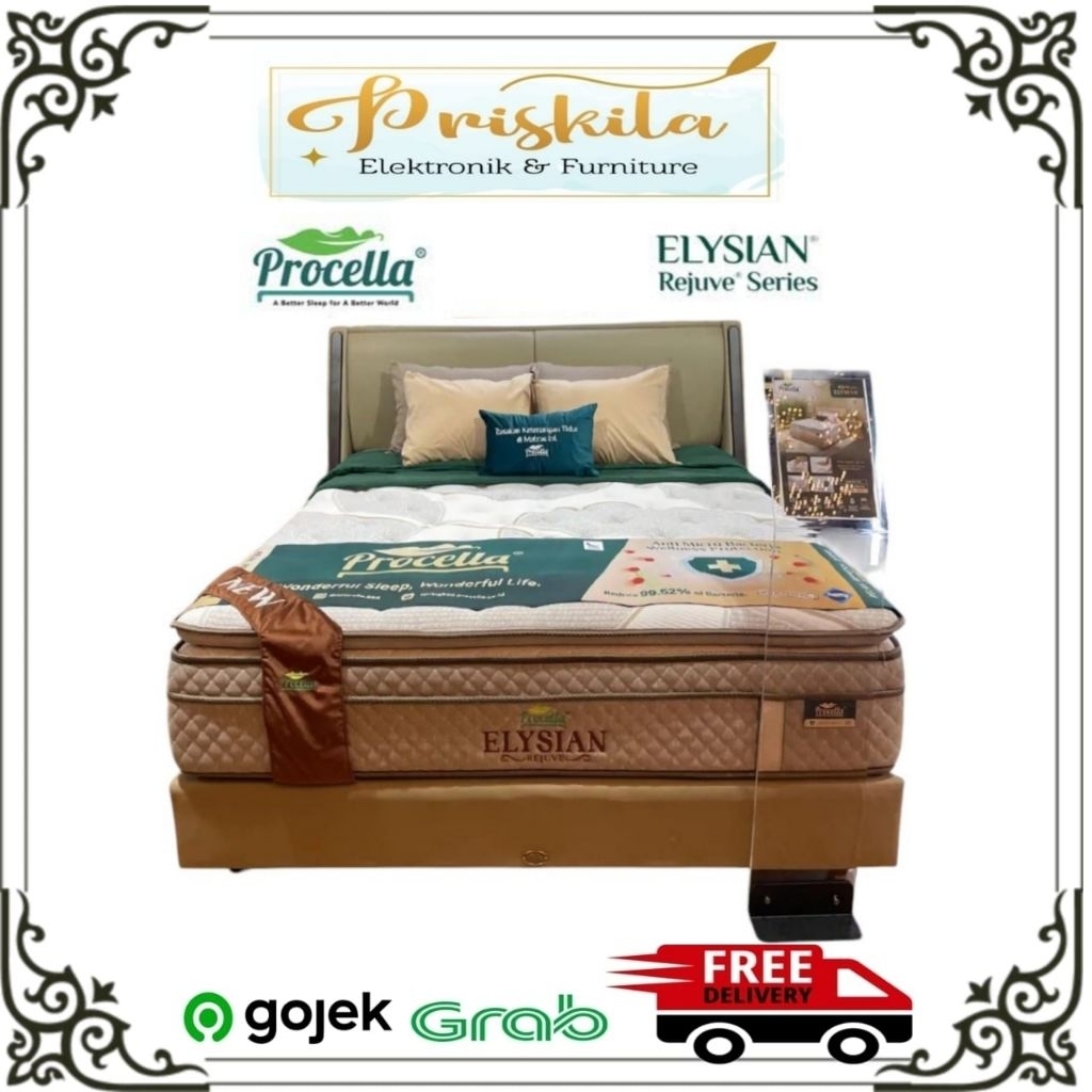 Matras Procella / Springbed Procella / Procella Elysian rejuve / Priskila Elektronik Furniture Palem
