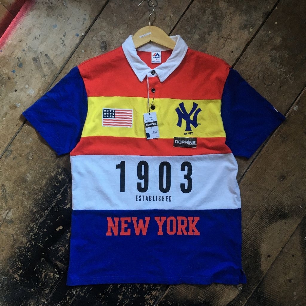 Polo shirt MAJESTIC NewYorker Mlb size Fit L second original