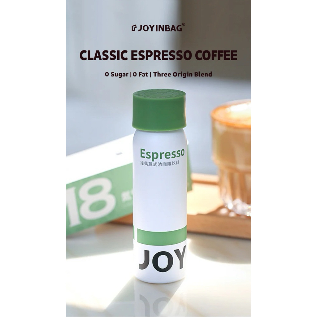

Joyinbag M8 Espresso Nitro Coffee [ Classic Espresso ] Nitro Kopi Instan 8 x 250ml Porsi Per Tube