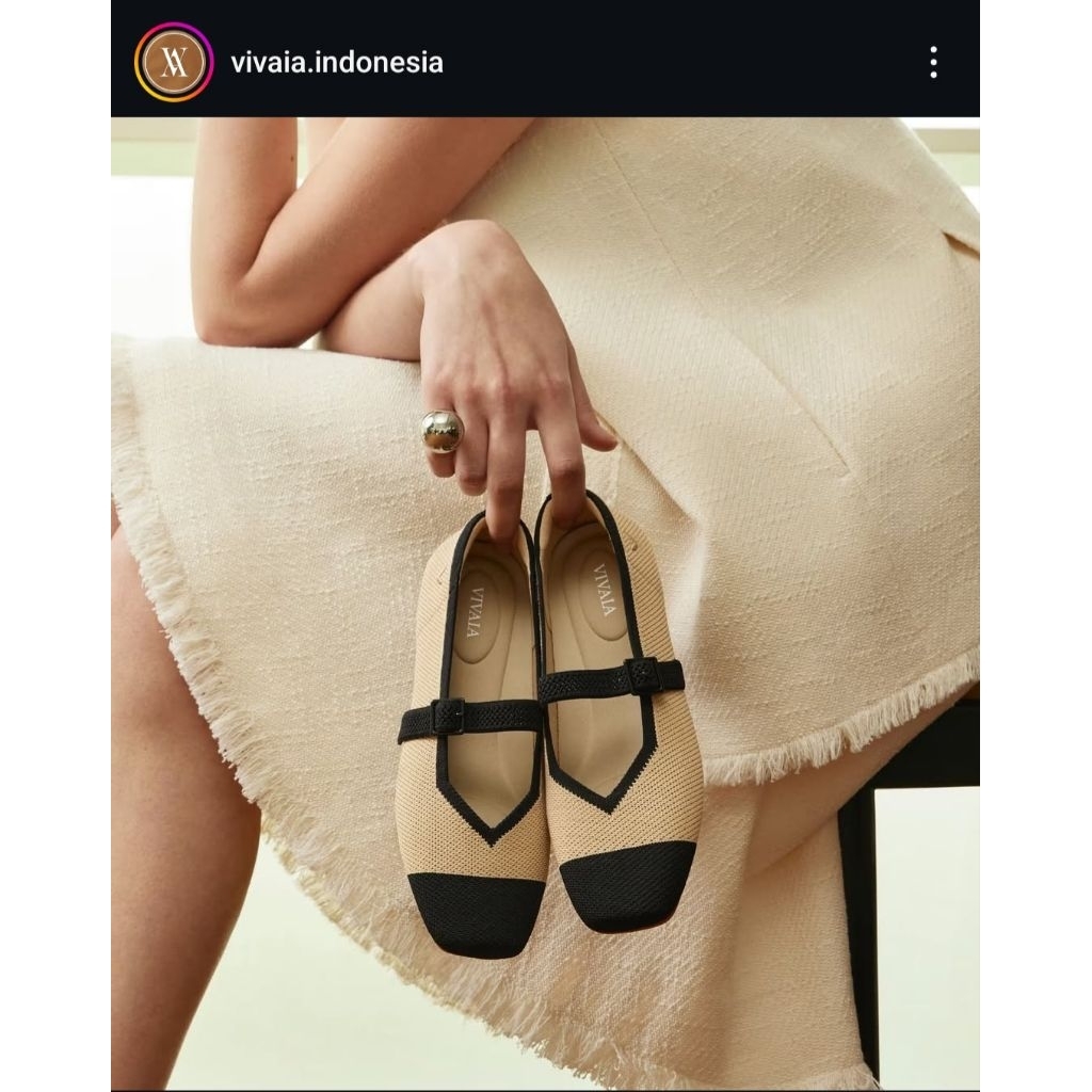 PRELOVED 1X PAKAI karena kekecilan | ORIGINAL VIVAIA MARGOT MARRY JANES SIZE 37 | Sepatu Sandal Hels