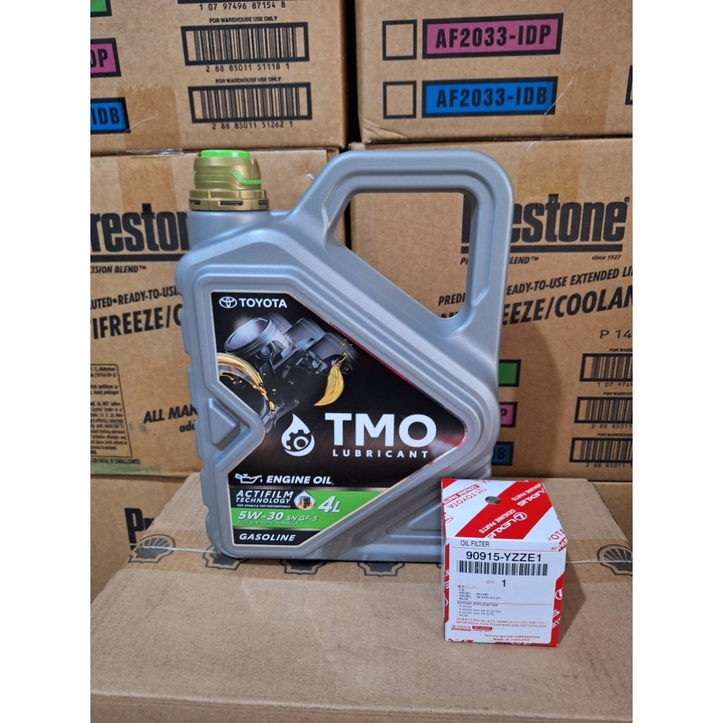 Oli Mesin TMO 5W-30 4 Liter Paket Filter Oli Yaris Sienta