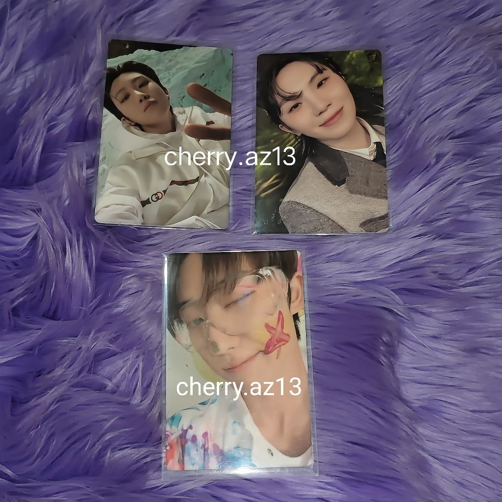 official Photocard pc the8 minghao face the sun fts stars carat version carver cemong cat bintang