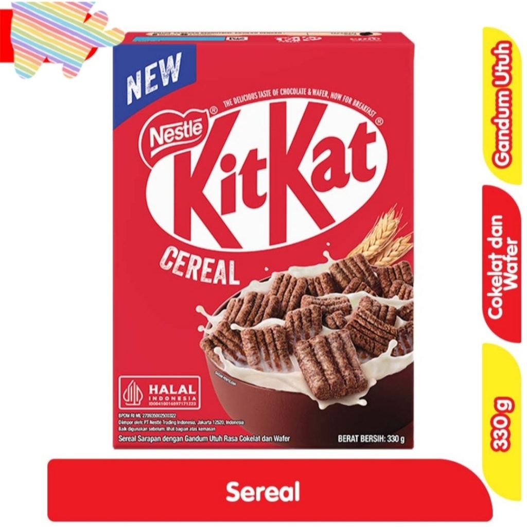 

kitkat sereal coklat box 330gr .. buruan diorder sblm khbsan