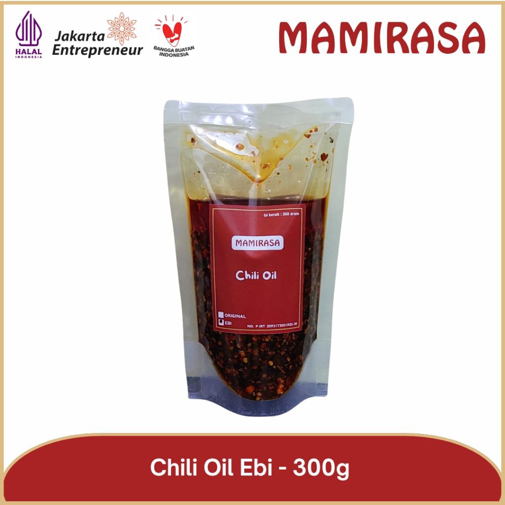

Mamirasa Chili Oil Ebi Pouch 300g