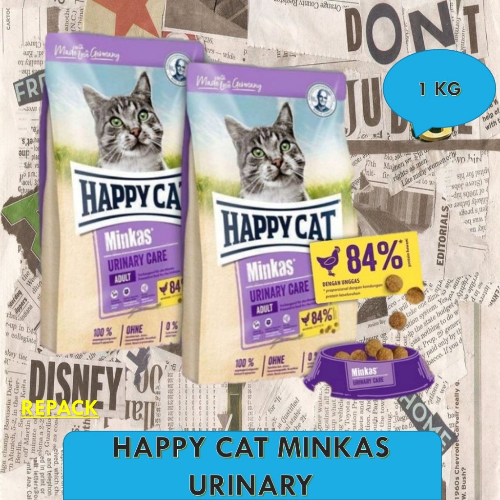 Cat food Happy cat Minkas Urinary Care Kemasan 1 Kg happy cat minkas urinary care happycat