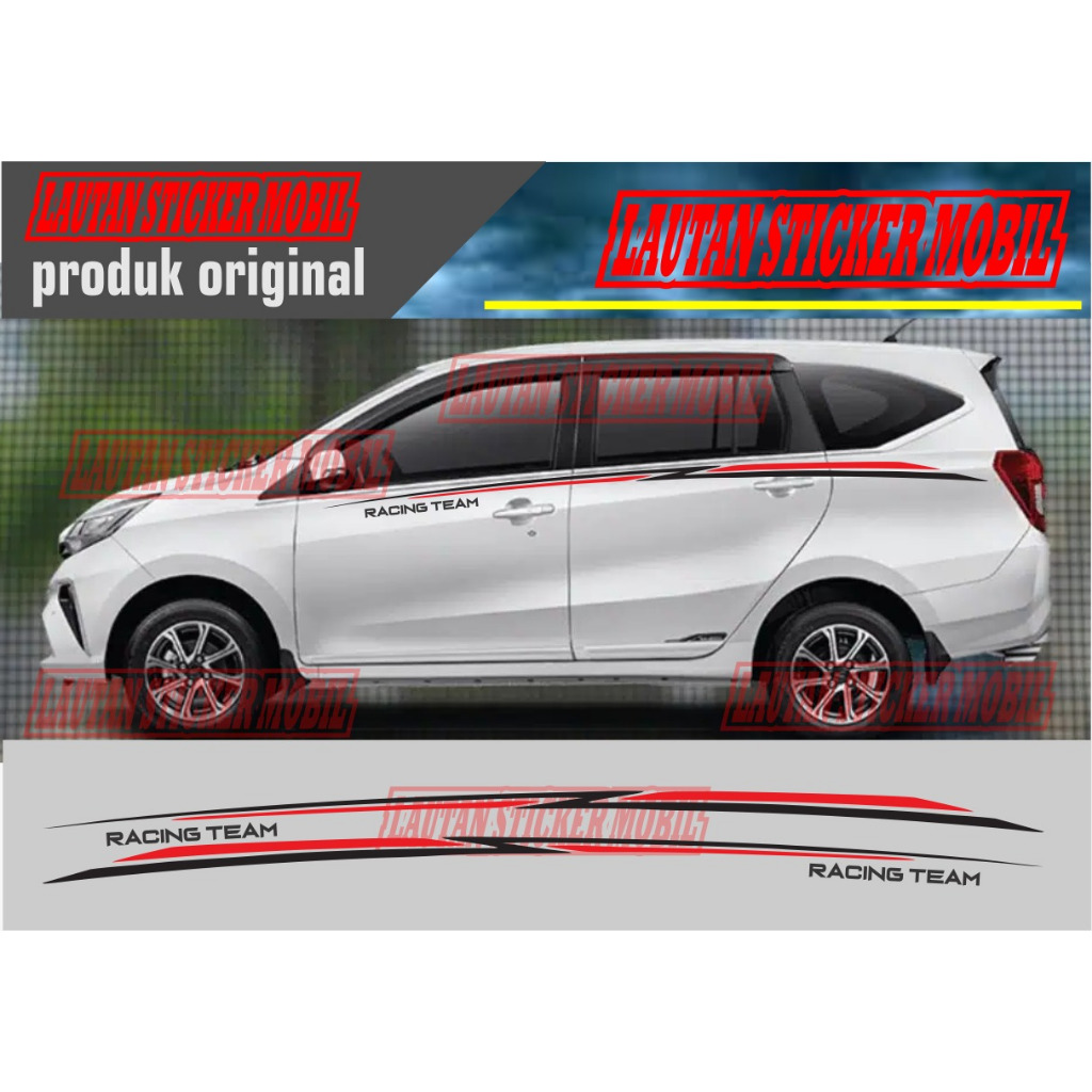 cutiing stiker lis bodi samping semua jenis mobil sigra calya veloz all tipe