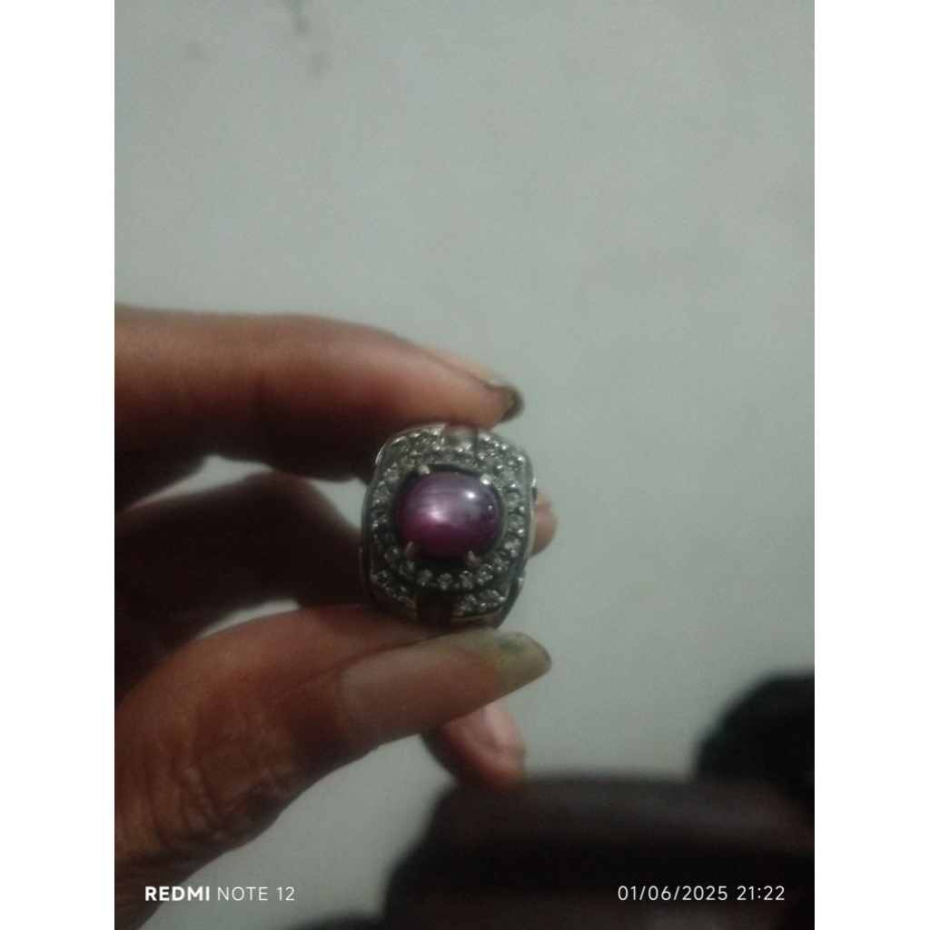 Ruby Origin Burma Star Ring Perak