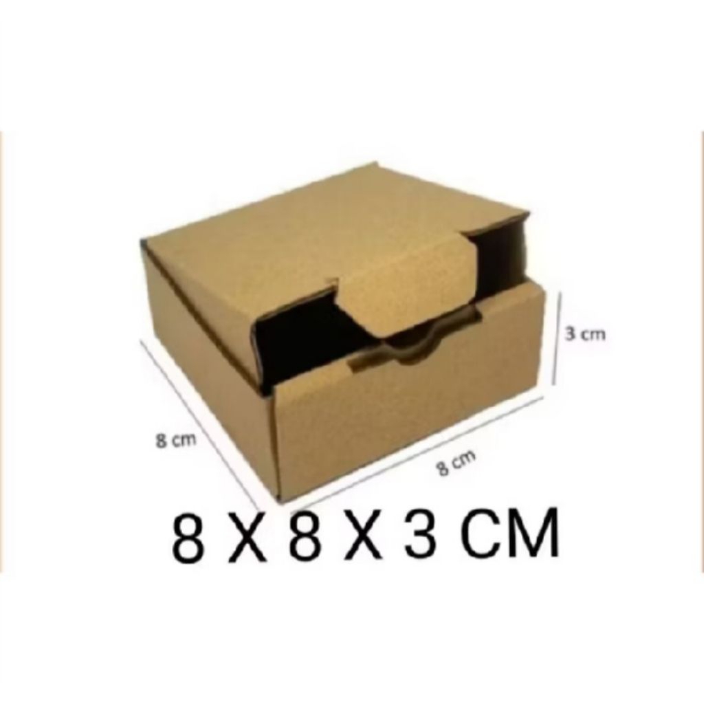 

KOTAK/BOX/KARDUS DIY UKURAN 8*8*3 CM