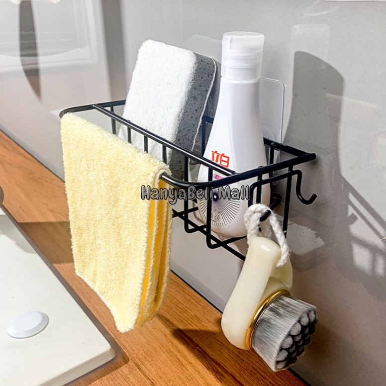 Dear HBM Rak Sponge Tempel Dinding Wastafel Rak Sabun Cuci Piring Tempat Spon Sabun Rak Dapur Rak Sp