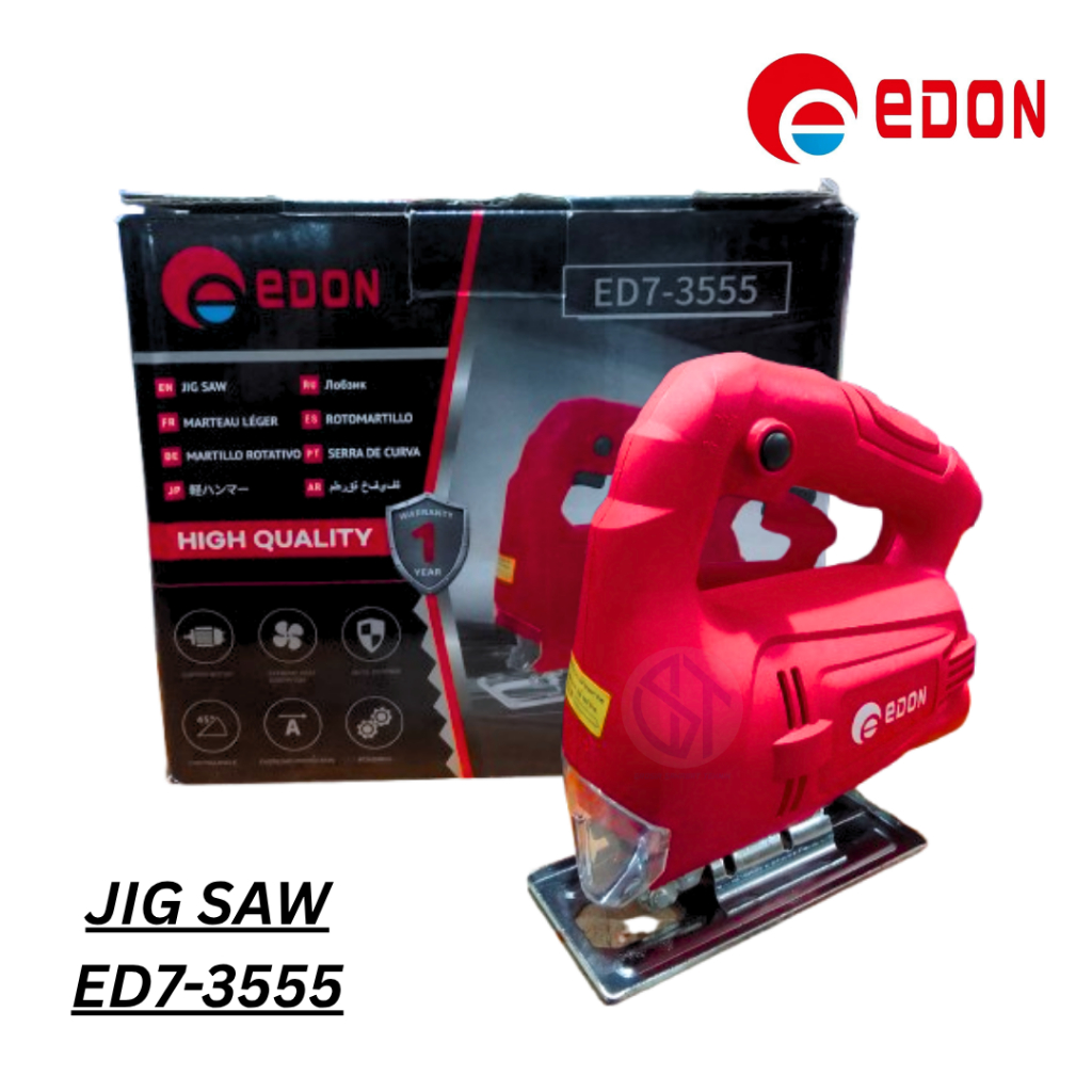 Jigsaw Edon Ed7-3555 Mesin Pemotong Triplek/Gergaji Listrik