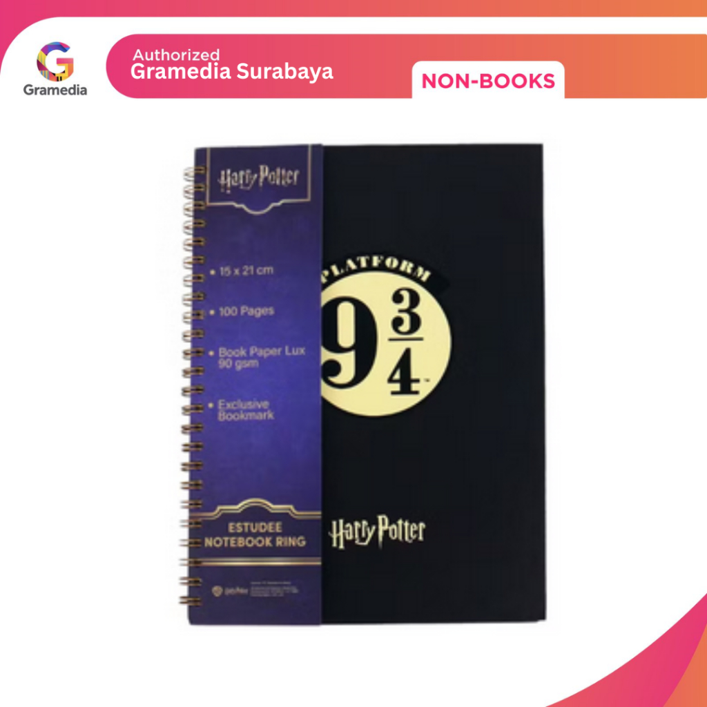 

Gramedia Surabaya - Estudee Notebook A5 Harry Potter 9 3/4