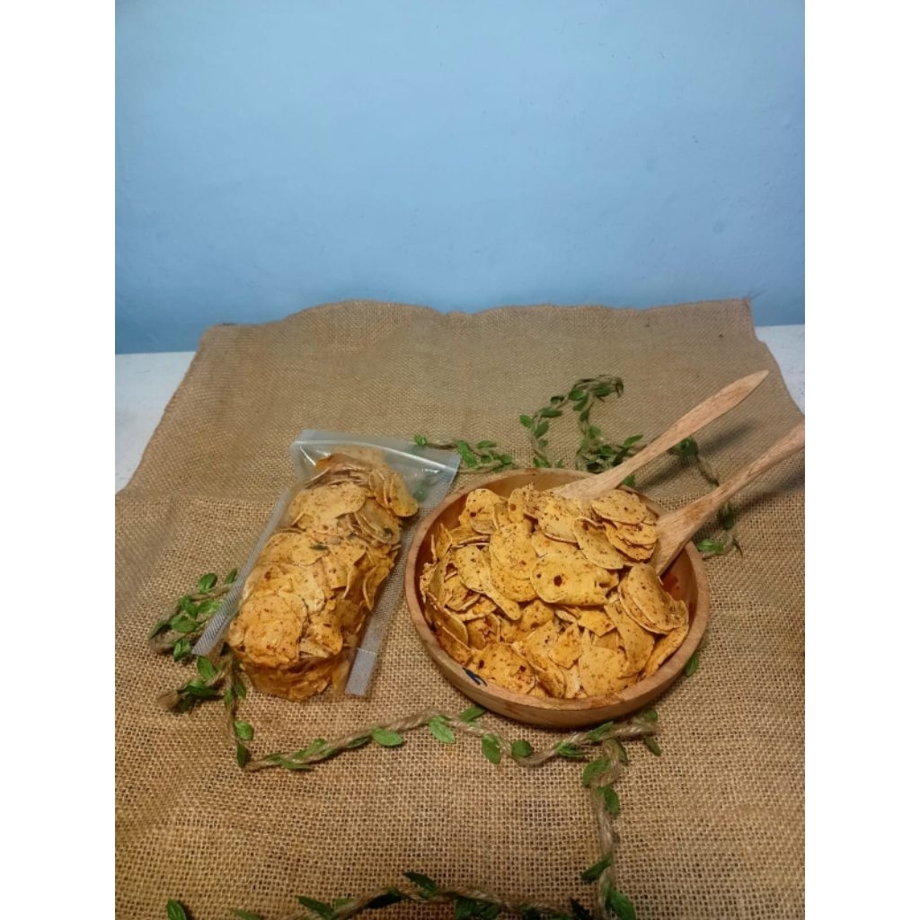 

keripik basreng pedas rasa cikur 250 grm/ Basreng pedas Cikruh/baso goreng pedas cikur gurih