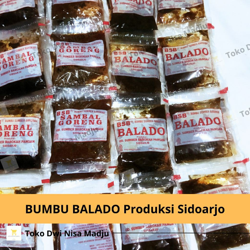 

Bumbu Masak BALADO Produksi Sidoarjo | Bumbu Masak Sumber Barokah Sidoarjo