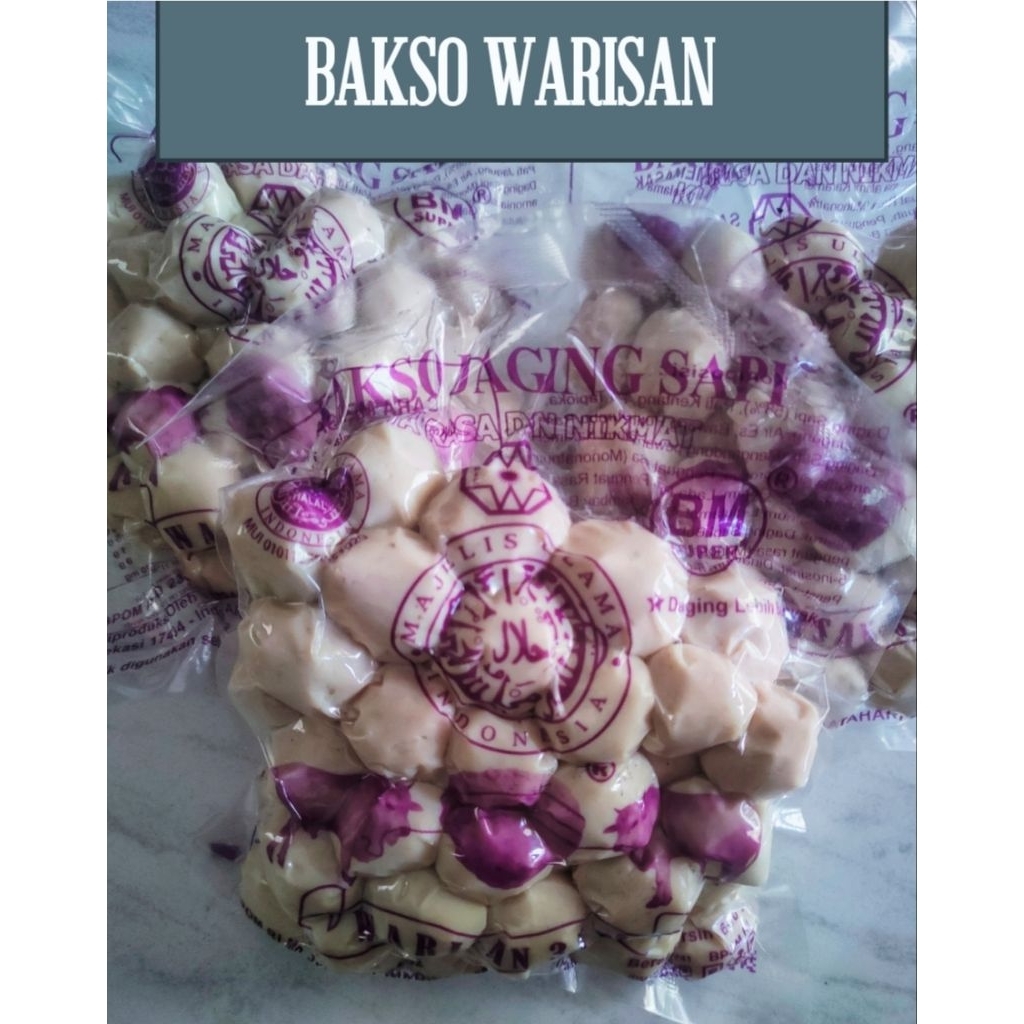 

BAKSO WARISAN ISI 25/50 600Gram