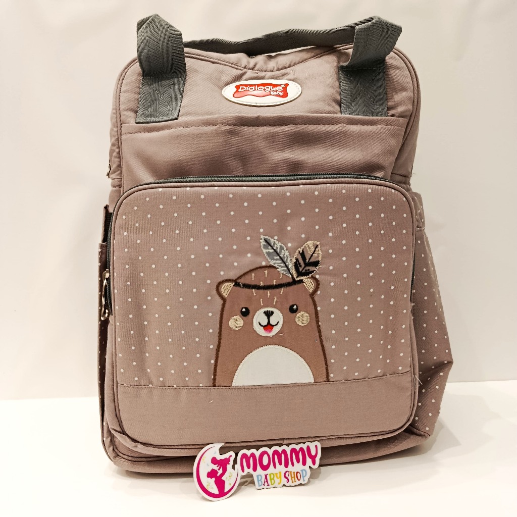 Dialogue Baby Tas Ransel Bearie Series 2in1 DGT7316