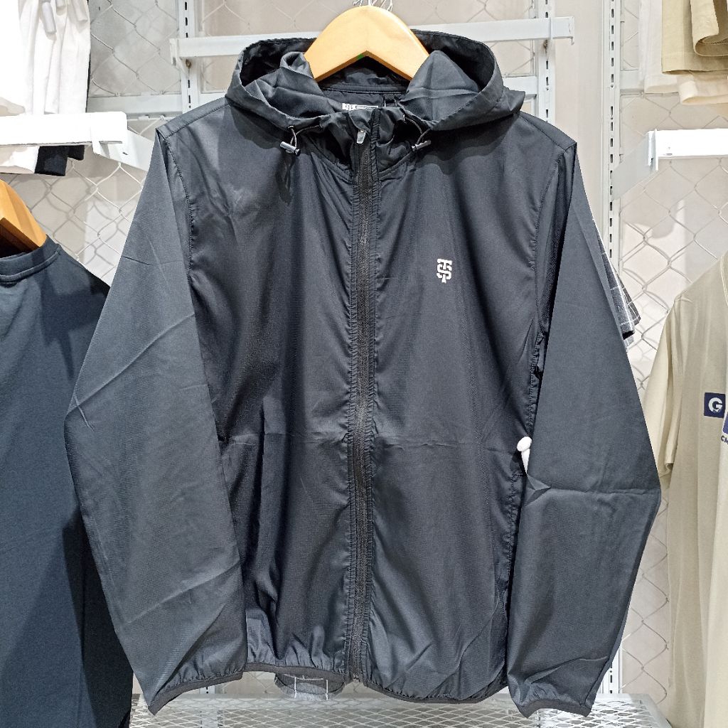 3SECOND - JAKET PARASUT / WINDBREAKER PRIA REGULAR FIT ORIGINAL 3SECOND