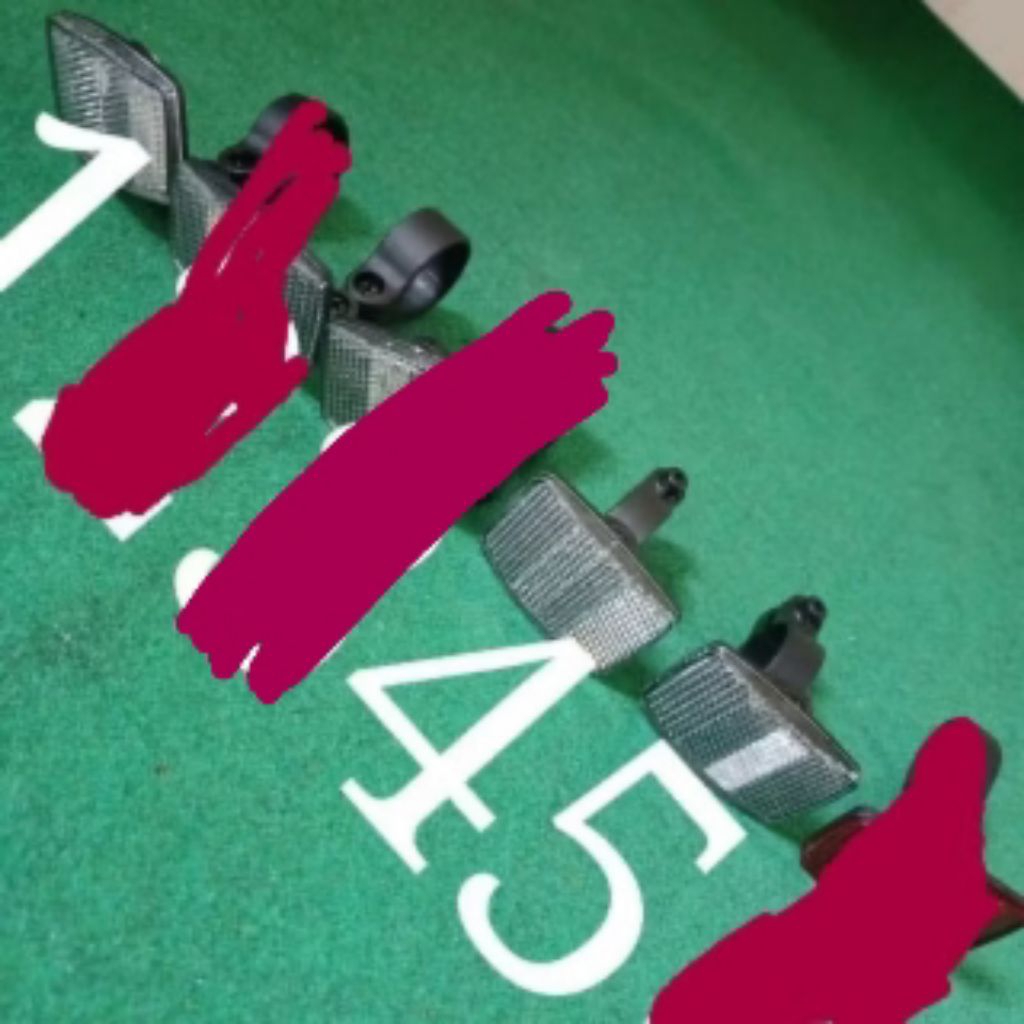 Reflektor Depan Handlebar sepeda mtb lampu sepeda mata kucing