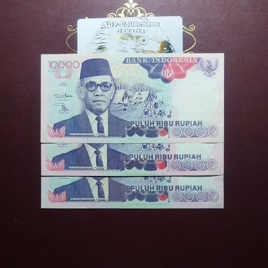 Uang kuno 10000 HB 1992