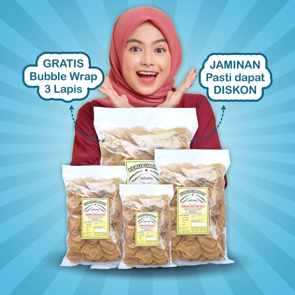 

Sekamu | Kerupuk Ikan Mentah Langsung Bisa Digoreng Asli Enak Gurih
