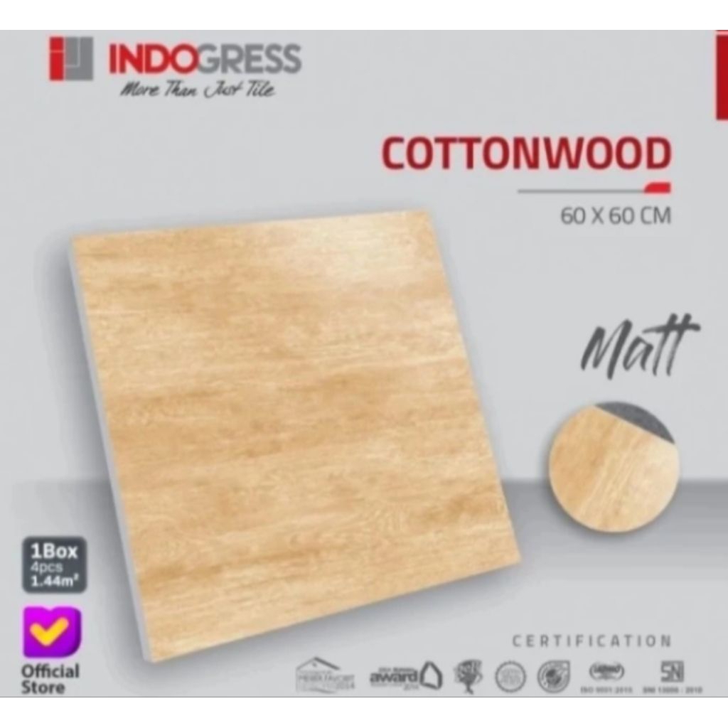 granit lantai 60x60 indogres cottonwood