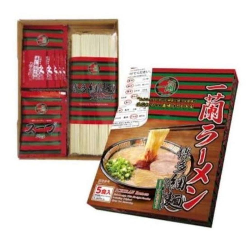 

READYSTOCK BESTSELLER ICHIRAN RAMEN HAKATA STYLES THIN STRAIGHT NOODLES