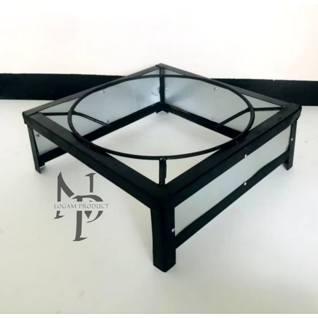 Tatakan kompor gas mata seribu, tungku kompor gas mata seribu, tatakan kompor model besi siku,