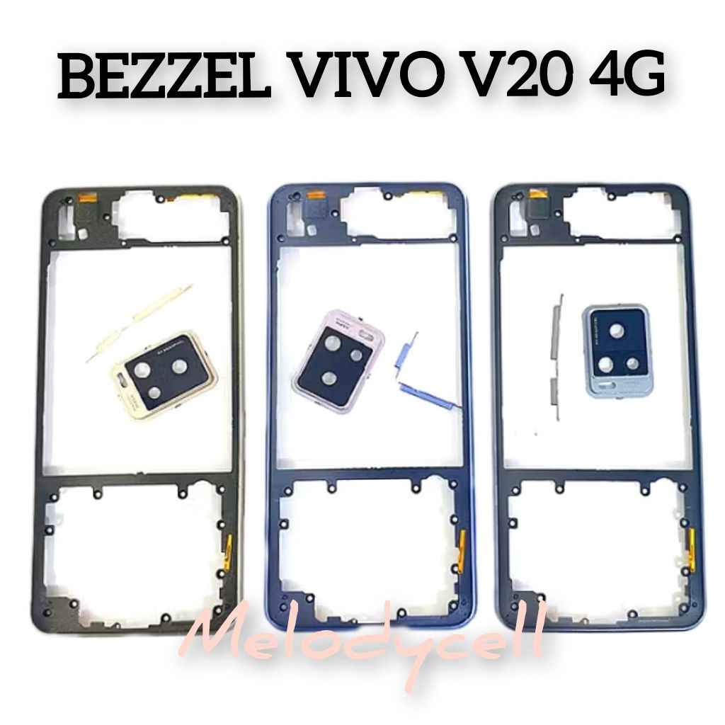 BEZZEL TULANG TENGAH VIVO V20 4G ORIGINAL TERLARIS NEW