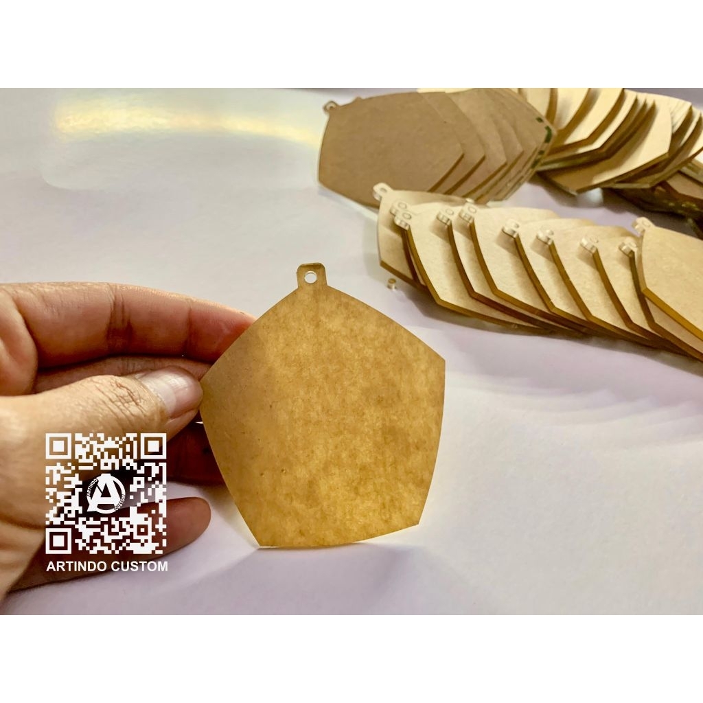 Mendali Acrylic murah gantungan custom souvenir