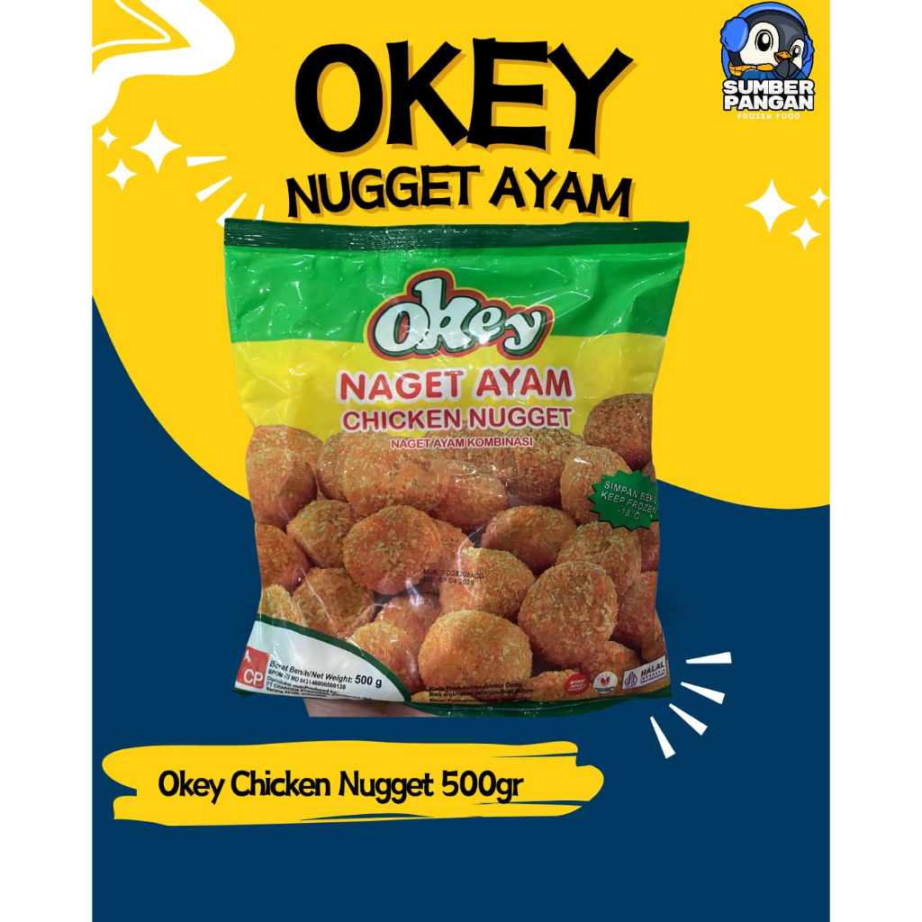 

Okey Chicken Nugget 500gr