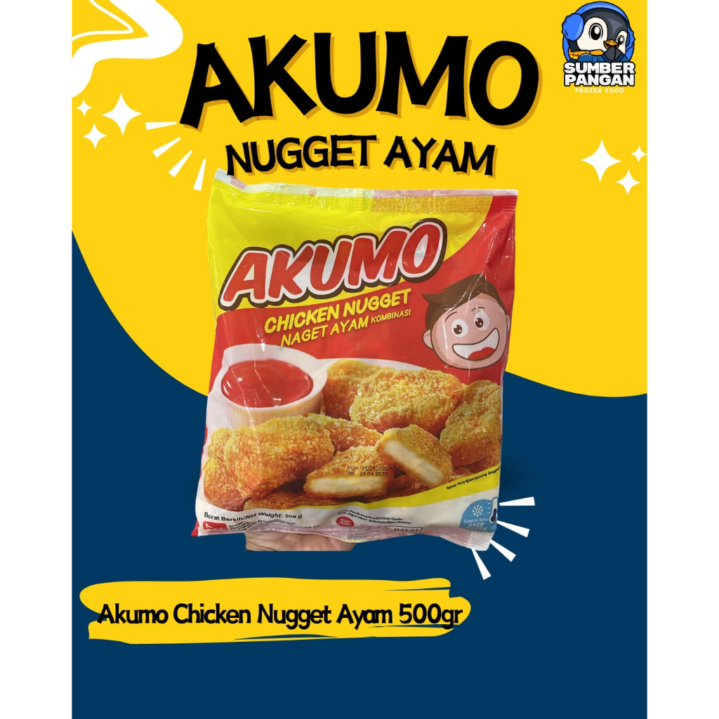 

Akumo Chicken Nugget 500gr