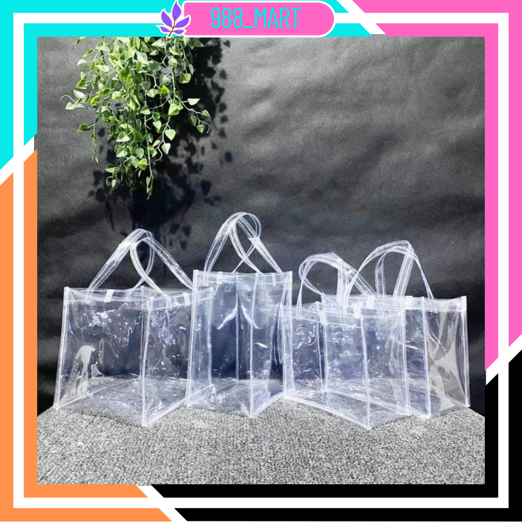 

【COD】【TERMURAH】Tas Ulang Tahun Anak Goodie Bag Souvenir Mika Transparan