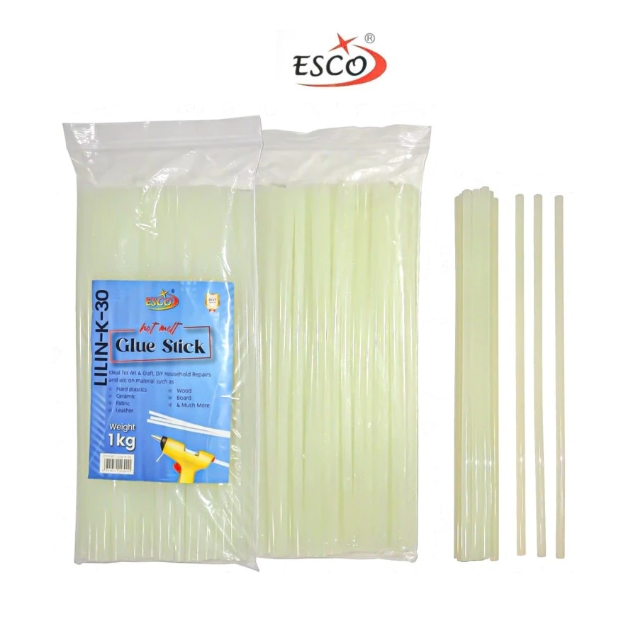 

[1KG] Lem Lilin ESCO K-30 Kecil Ø7mm x 30cm (±80pc)
