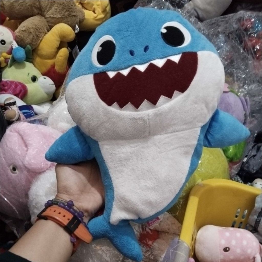 Pinkfong DADDY Shark Singing Plush korea BLUE Doll WowWee - USA Ship