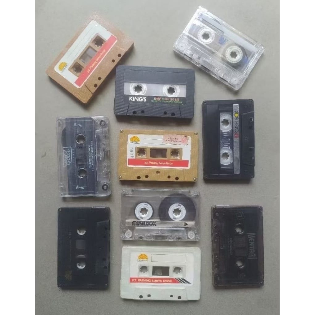 Kaset pita tape bekas tanpa cover