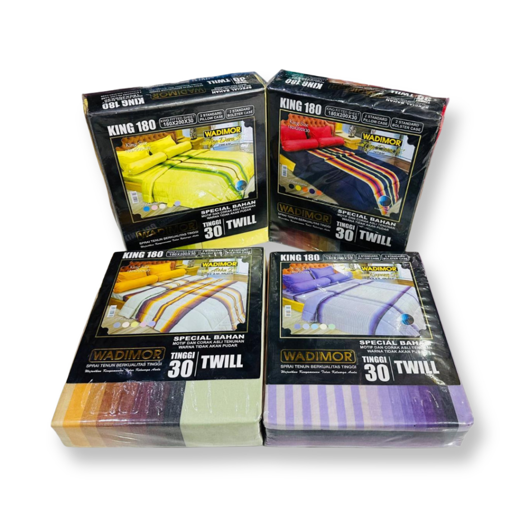 Sprei Wadimor 6 Kaki King Size (180x200) T30