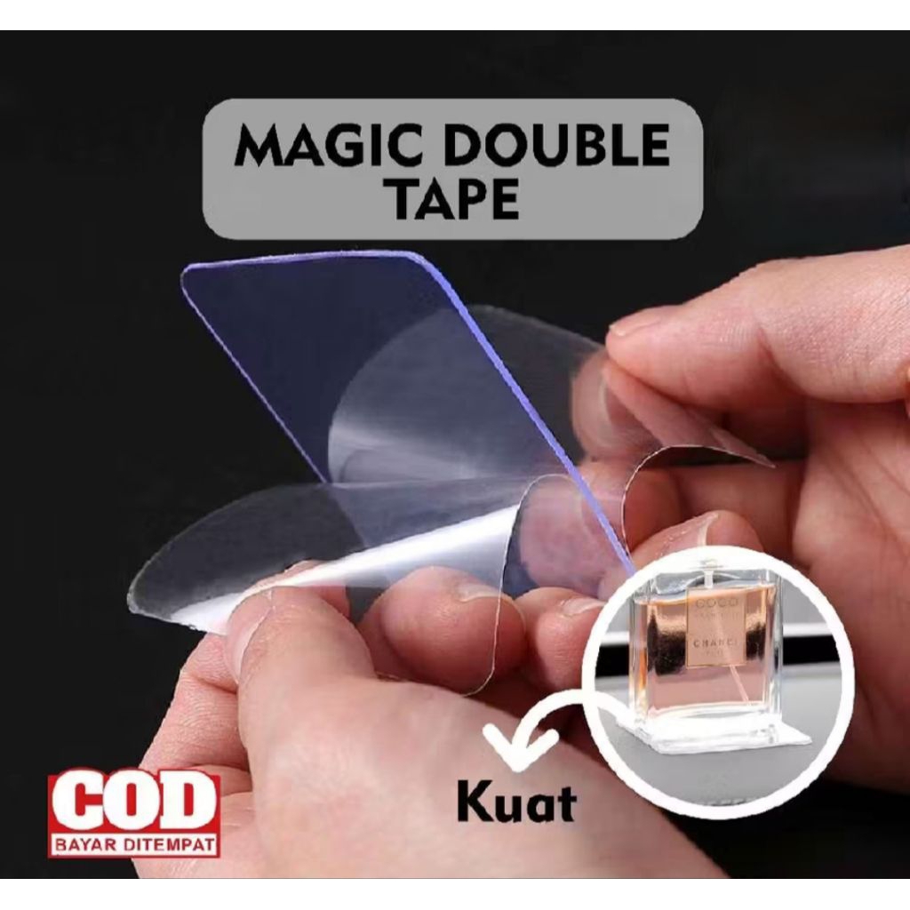 

DOUBLE TAPE KOTAK DOBEL TIP PEREKAT SERBAGUNA