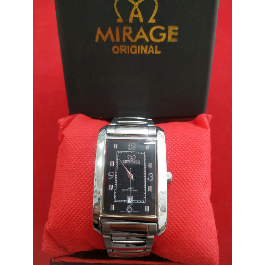 Jam Tangan Pria MIRAGE 8018BSP-M Original