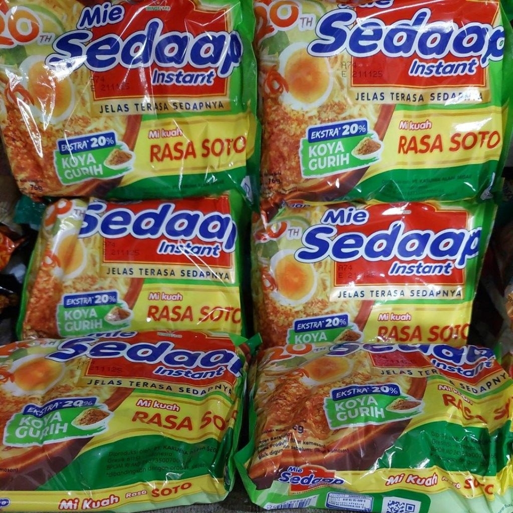 

Mie SEDAP Kuah 1Dus [KARTON] / Sedaap Soto/ Kari Special/ Sipicy Laksa Singapore