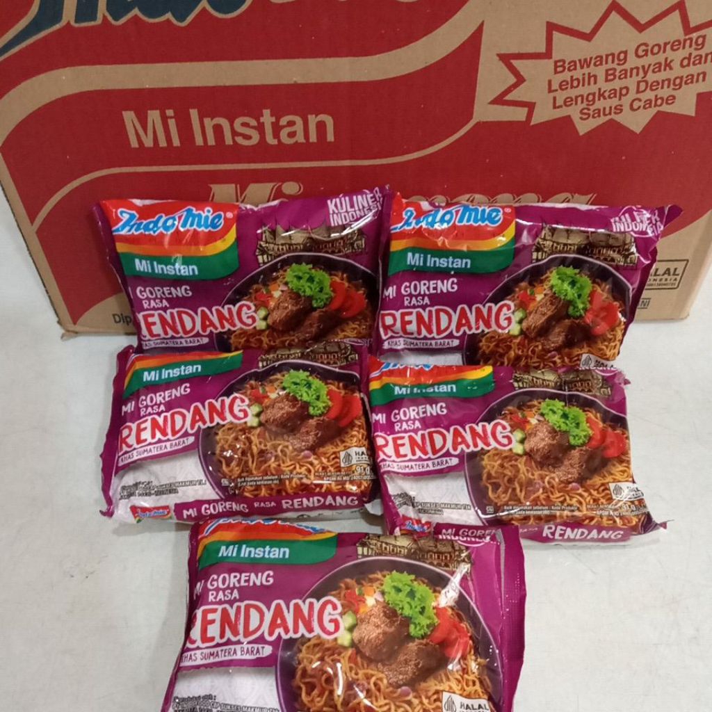

Indomie goreng rendang 91g X 5pcs
